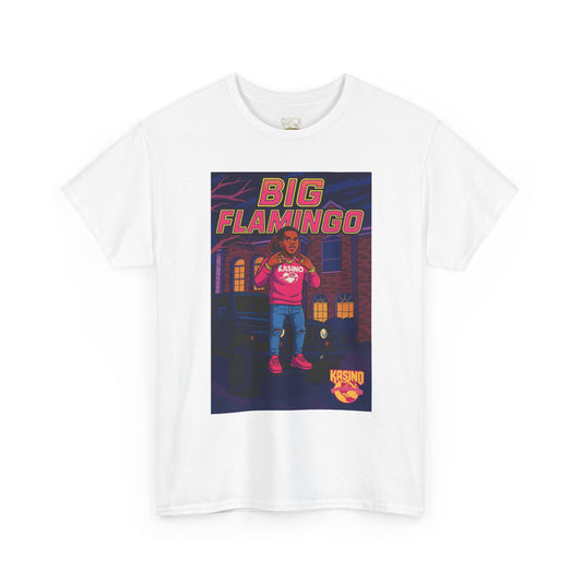 Big Flamingo Unisex Heavy Cotton Tee