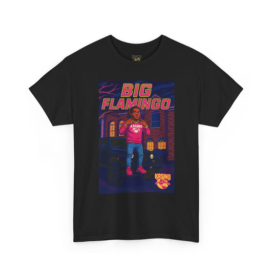 Big Flamingo Unisex Heavy Cotton Tee